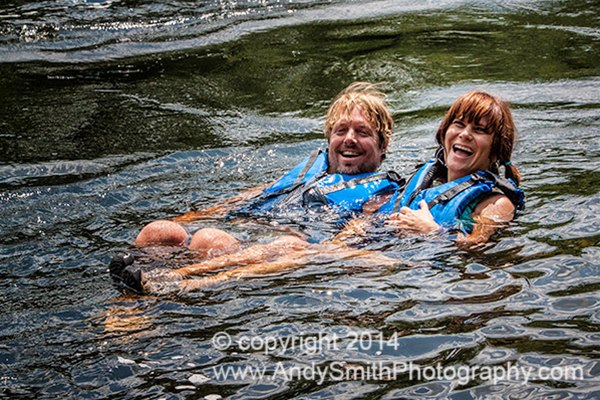 21 John and Alyssa Enjoy the Whirlpool